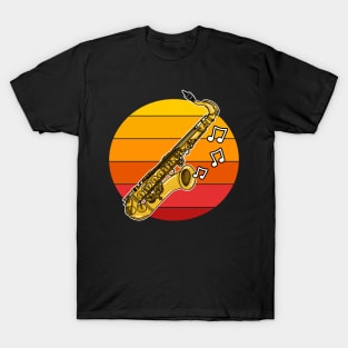 Saxophone Summer Festival Saxophonist Jazz Musician T-Shirt